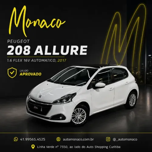 Peugeot 208 Allure 1.6 Flex 16V 5P Aut. 2017