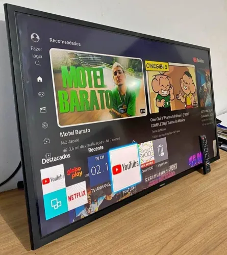 TELEVISÃO 32 POLEGADAS SAMSUNG SMART FAÇO ENTREGA SEM CUSTO DEIXAMOS INSTALADA R$599