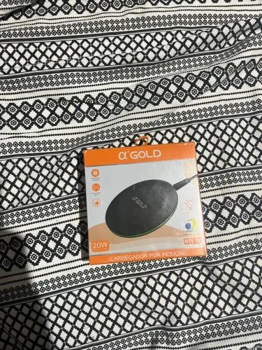 Carregador por Indução Sem Fio A'Gold 20W (modelo BTE-01)