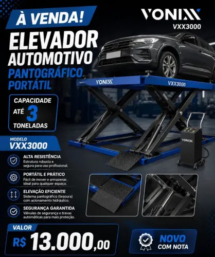 ELEVADOR AUTOMOTIVO VONIX VXX3000