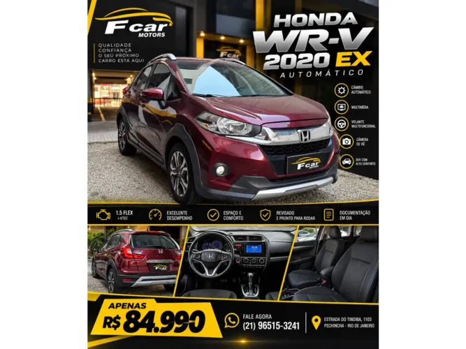 Honda WR-V EX 1.5 Flexone 16V 5P Aut. 2020