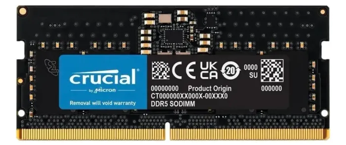 Memória notebook 16g 5200mhz Crucial