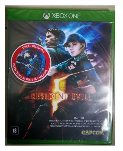 Jogo Xbox One - Resident Evil 5/Ed.LIMITADA Esgotada- M.Física(Original; NOVO e Lacrado).