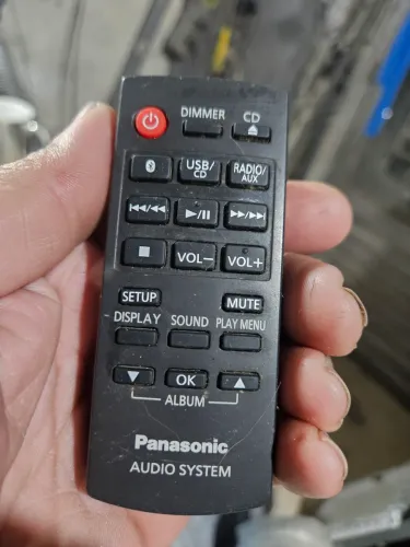 Controle remoto audio sistema Panasonic