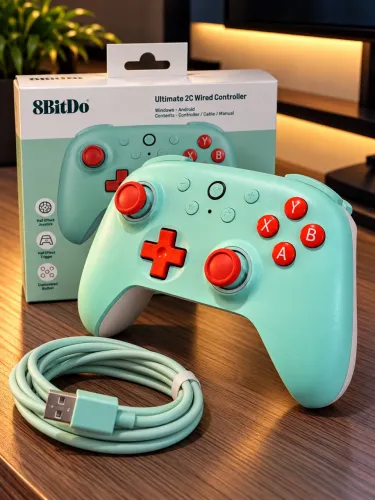 Controle 8BitDo Ultimate 2C Hall Effect - Novo na Caixa