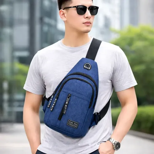 Promoção Bolsa Masculina Pochete Transversal 