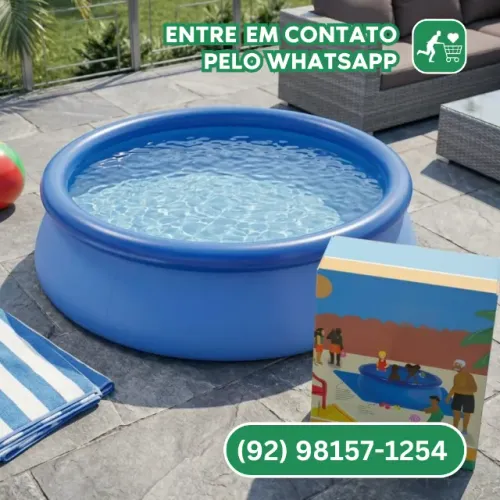 Piscina Inflavel 2400 litros Infantil para Crianças