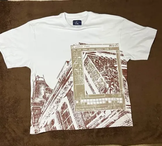Camisa Ciena Factory Paint White Heavy Tee