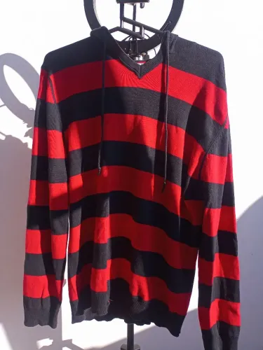 Blusa de linha listrada bluesteel tamanho M