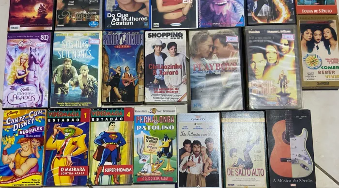 Fitas filmes VHS VCR vídeo K7 Dublados e Legendados