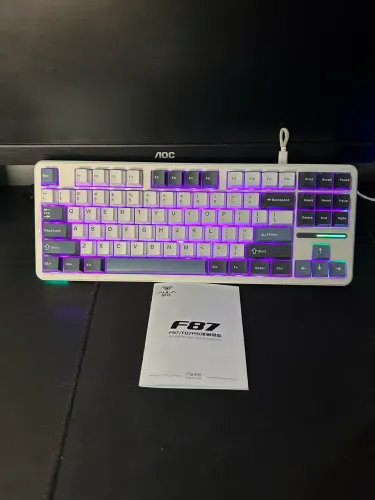 AULA F87 - Teclado Mecânico Gamer