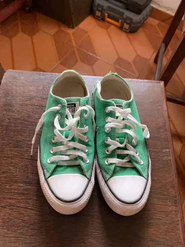 tênis converse all star cano baixo verde 35