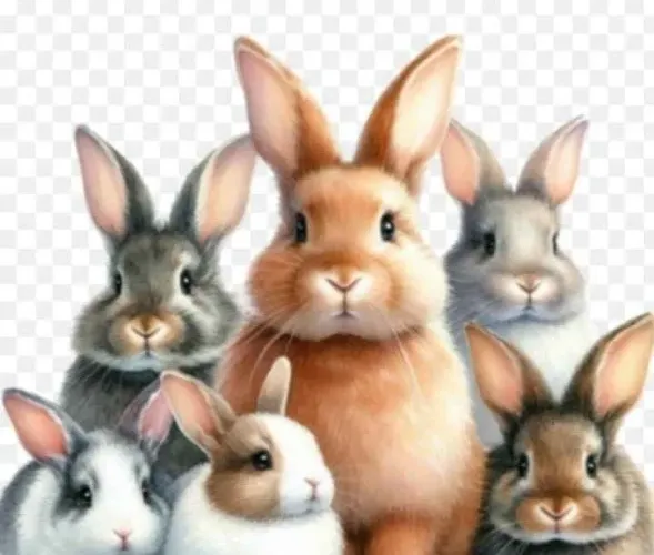 Vendo filhotes de coelho