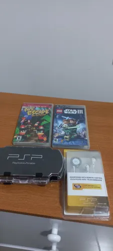 Jogos , Fone ,Case PSP Sony 