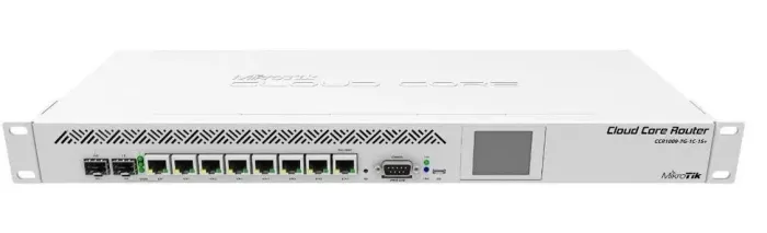 Roteador MikroTik Cloud Core CCR1009-7G-1C-1S+PC 7 Portas LAN PoE Bran