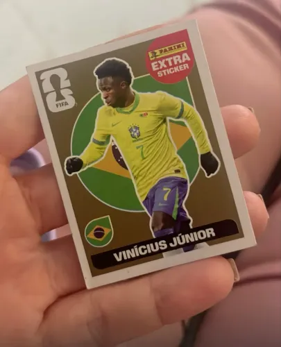 Cartinha Vini Júnior 