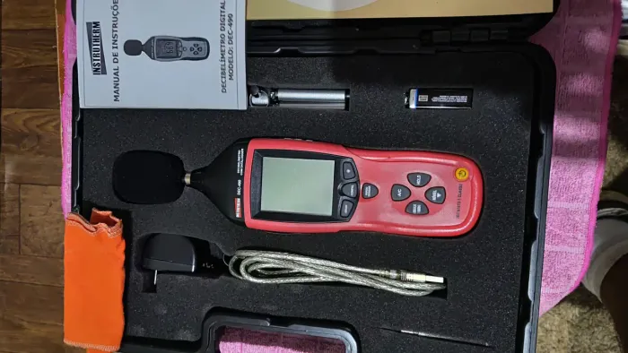 Decibelímetro Instrutherm Dec-490 - Escala 30 A 130 Db (Usado)