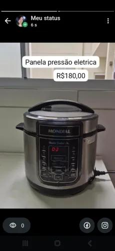 Panela pressão elétrica