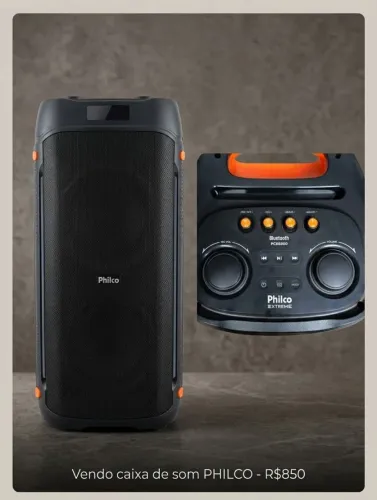 Vendo caixa de som Philco