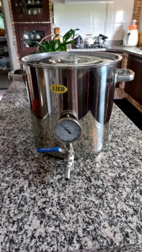 fermentador de cerveja inox20 litros