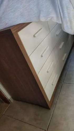 Berço e cômoda linha  quarter  MDF
