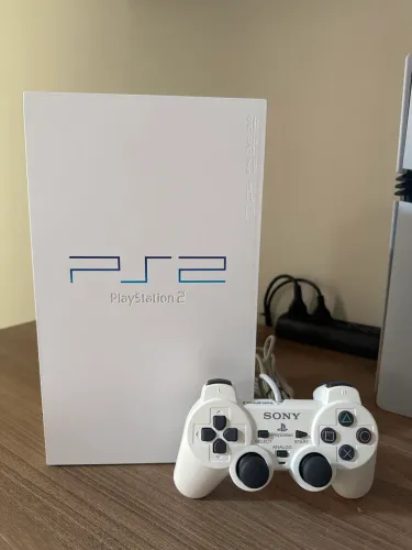 Console Playstation 2 FAT Branco - Impecável 