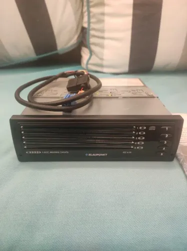 CD Changer Blaupunkt CDC A05 Original Bosch 5 Discos Com Manual Vintage Importado