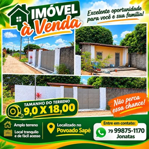 CASA A VENDA NO POVOADO SAPÉ