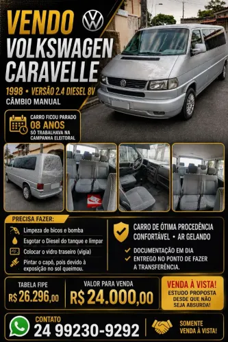 Volkswagen Caravelle 2.4 Diesel 1998