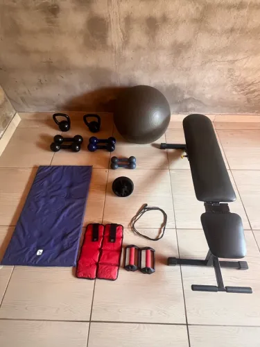 Kit de treino em casa 