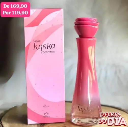 Kriska Romance. Perfume Natura. Faço Entregas.