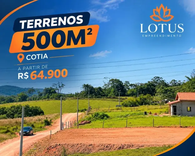 SEU TERRENO EM CAUCAIA DO ALTO-COTIA/SP!