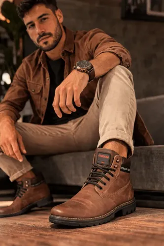 nova bota ferracini masculina compass café 41