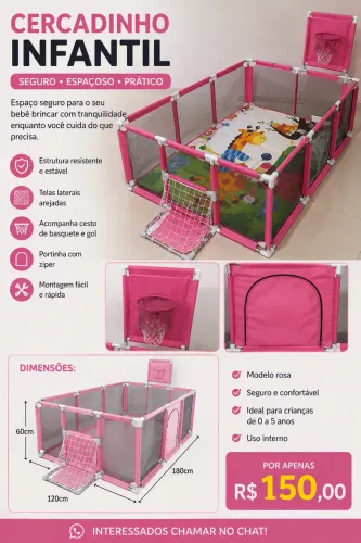 Cercadinho infantil