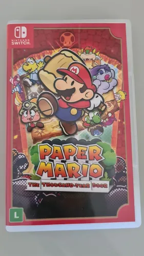 Paper Mario: The thousand-year door, jogo de Nintendo Switch.