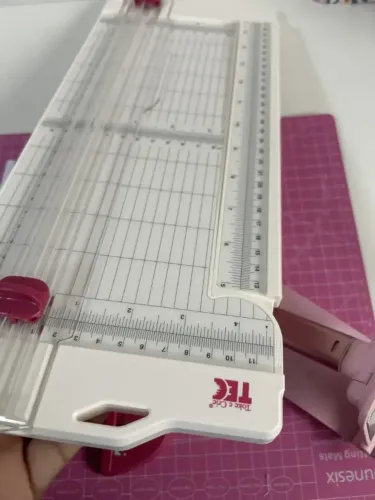 Guilhotina 31cm Cortar Refilar Vincar Compacta Leve Tec nova