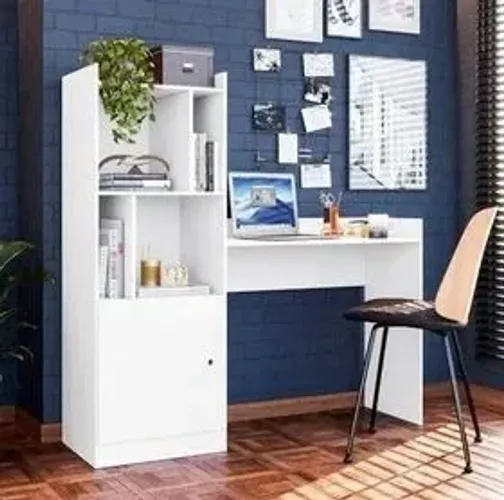Escrivaninha 2 Prateleira e 1 Porta - (Oferta)!!