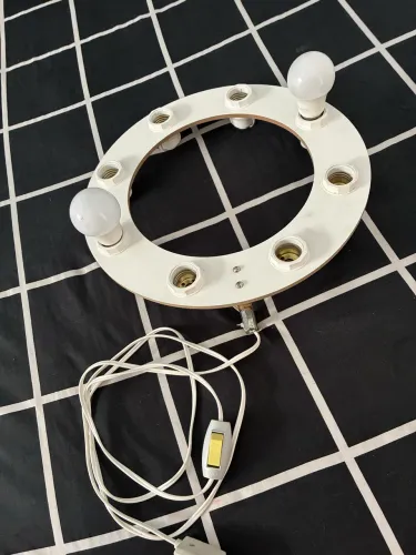 Ring light de lampada