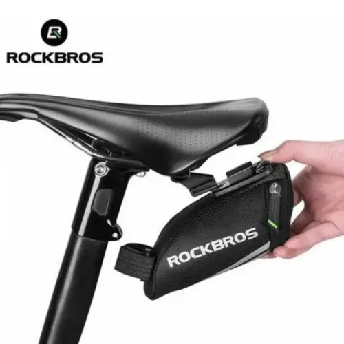 Bolsa De Selim Rockbros Bicicletas Porta Objetos Clip Engate