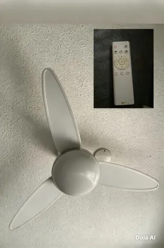 Ventilador de teto com controle 