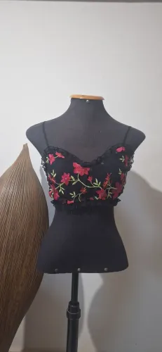 Cropped florido forever 21