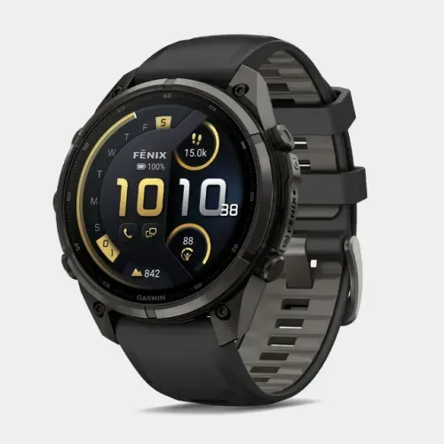 Relógio Garmin Fenix 9 Pro - inReach, 47mm Carbon Gray DLC Titanium with Black
