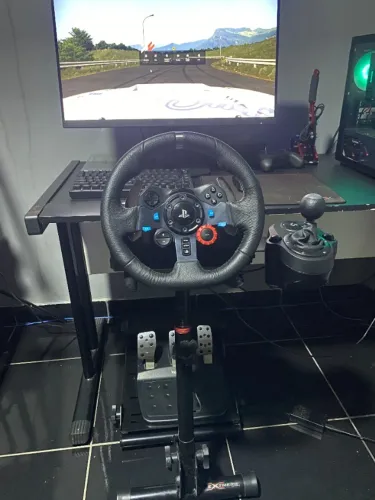 Volante Logitech G29 + Câmbio H + Cockpit
