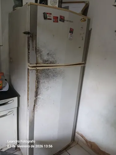 Geladeira frustre sem gelo