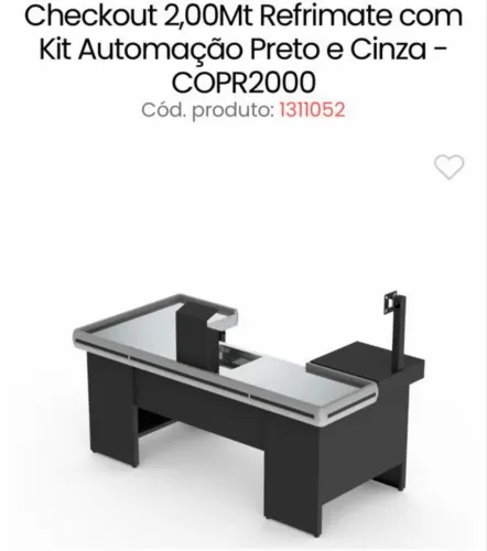 Checkout 2.00 mt Refrimate com Balança