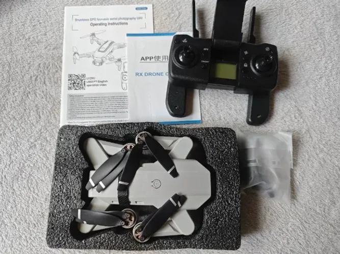 Drone l900 pro Cinza c/ camera (novo)
