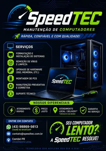 Assistência Técnica de notebook e pc