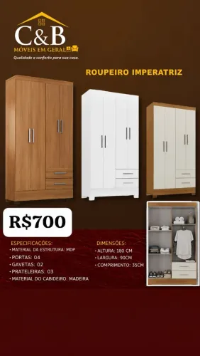 Guarda Roupa Solteiro