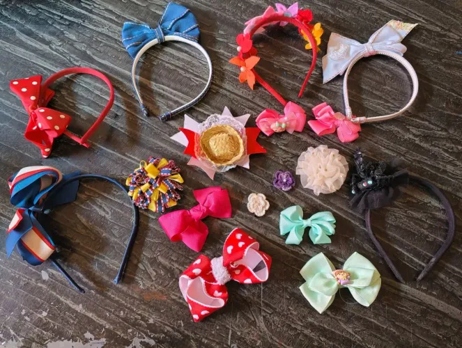 Kit de Laços e Tiaras Infantil