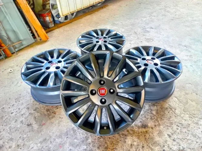 Rodas Aro 16" Originais Do Fiat Linea" - Semi Novas - Aceito Cartão